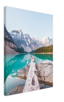Banff Print Metal Wall Art – Canadian Rocky Mountain National Park Scenic Decor