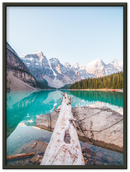 Banff Print Metal Wall Art – Canadian Rocky Mountain National Park Scenic Decor