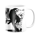 Banksy Barcode Leopard Mug