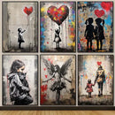 Banksy Canvas Wall Art Decor