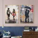 Banksy Canvas Wall Art Decor