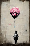 Banksy Canvas Wall Art Decor