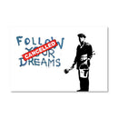 Banksy Follow Your Dreams Canvas