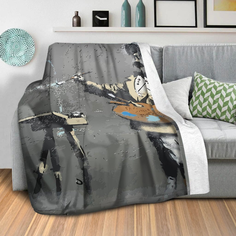 Banksy French Painter Blanket