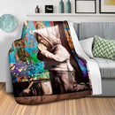 Banksy Graffiti Pray Blanket