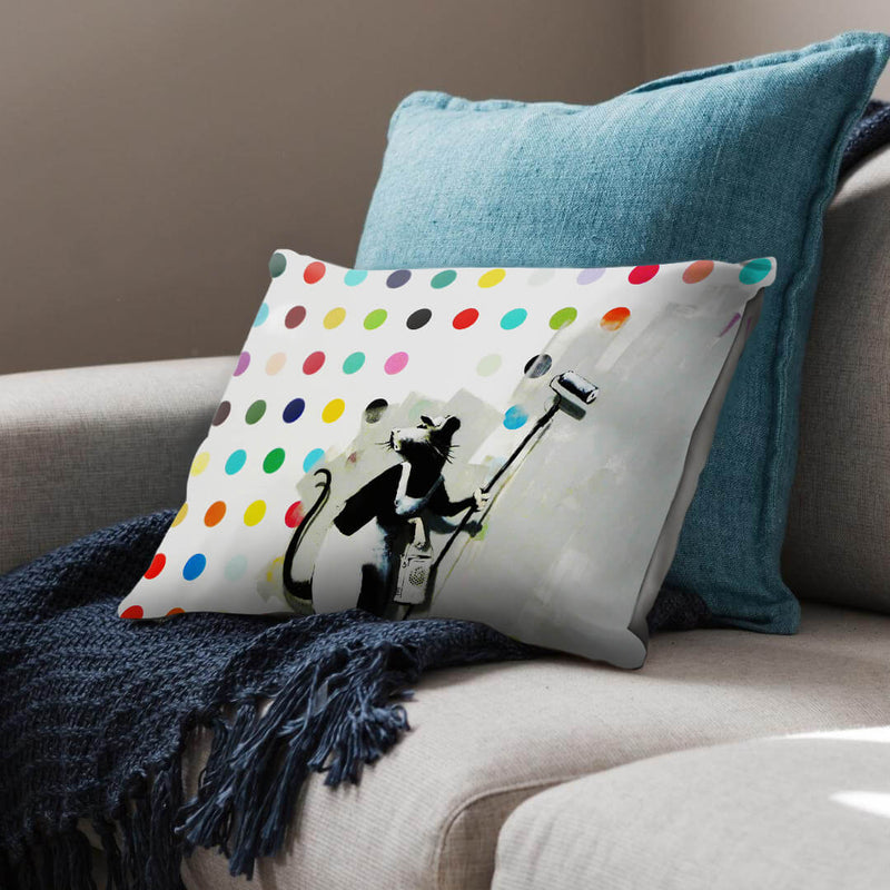 Banksy LSD Damien Hirst Cushion