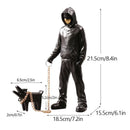 Banksy sculpture collection black & white figurines living room decor