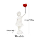 Banksy sculpture collection black & white figurines living room decor