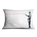 Banksy What We do In Life Cushion