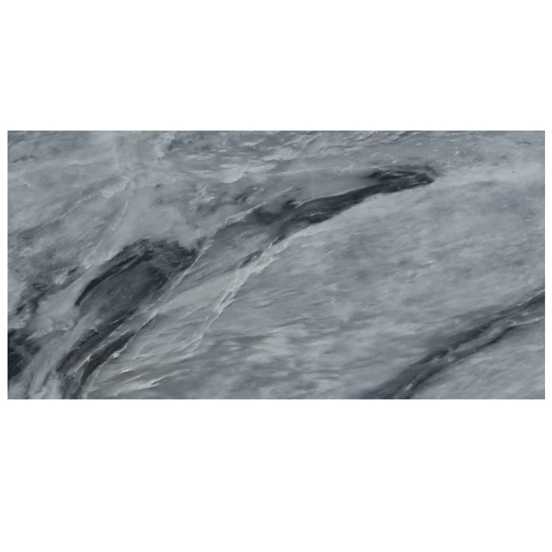 bardiglio gray marble 18x36 polished top single view