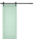 Veregio 7411 Oliva Barn Door and Black Rail