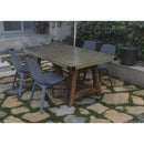 Barocco Valhalla Design Lightweight Concrete Rectangular Dining Table - (W)39" (L)94.5" (H)29.5"