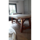 Barocco Valhalla Design Lightweight Concrete Rectangular Dining Table - (W)47" (L)142" (H)29.5"