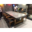 Barocco Valhalla Design Lightweight Concrete Rectangular Dining Table - (W)47" (L)142" (H)29.5"