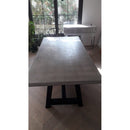 Barocco Valhalla Design Lightweight Concrete Rectangular Dining Table - (W)47" (L)138" (H)29.5"