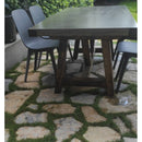 Barocco Valhalla Design Lightweight Concrete Rectangular Dining Table - (W)39" (L)94.5" (H)29.5"