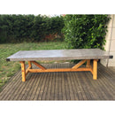 Barocco Valhalla Design Lightweight Concrete Rectangular Dining Table - (W)47" (L)138" (H)29.5"