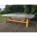 Barocco Valhalla Design Lightweight Concrete Rectangular Dining Table - (W)39" (L)94.5" (H)29.5"