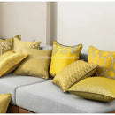 Baroque floral olive & gold cushion covers living room decor