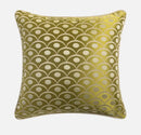 Baroque floral olive & gold cushion covers living room decor
