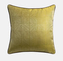 Baroque floral olive & gold cushion covers living room decor