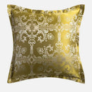 Baroque floral olive & gold cushion covers living room decor