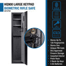 Barska 4.33 CF Heavy-Duty Rifle Gun Safe With Biometric And Digital Keypad Access (SAK80356)