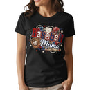 Baseball Mama T-Shirt 100% Cotton Sports Mom Mothers Day Gift