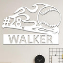 Baseball Name Sign