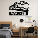 Baseball Name Sign