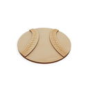 Baseball Unfinished Wooden Shape Craft Cutout DIY Unpainted 3D Plaque 6 Inches