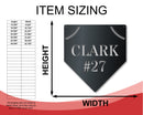 Custom Metal Baseball Homeplate Wall Art - Custom Metal Sports Sign - 14 Color Options