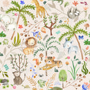 Colorful Safari Wallpaper - Nursery Wall Decor Wallpapers