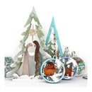 Rosa talent Winter Story 6 - Set of bases for decoration on fiberboard. 3.54*3.15 inches. 3pcs.