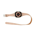 Basin Double Tour Leather Bands for Apple Watch 9, Ultra 2 and SE