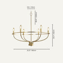 Basit Metal Chandelier