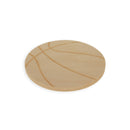 Basketball Unfinished Wooden Shape Craft Cutout DIY Unpainted 3D Plaque 6 Inches