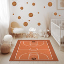Ice Hockey Rink Playroom Rug / World map Area Rug
