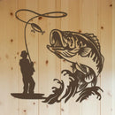 Bass Fishing Sign