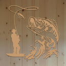 Bass Fishing Sign
