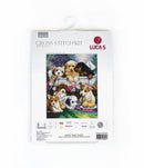 Bath Time Pups Counted Cross-Stitch Kit by Luca-S BU5025L