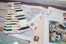 Bath Time Pups Counted Cross-Stitch Kit by Luca-S BU5025L