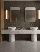 Rectangular Brass Mirror - Handmade Bedroom wall Mirror