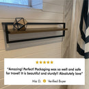 Bathroom Shelf and Towel Holder