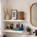 Modern Finish Floating Shelf - 2 Inches Thick, Long Floating Shelf for Wall