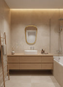 Gold Mirror, Brass Mirror, Handmade Mirror, Bathroom Mirror, Golden wall Mirror