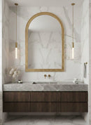 Moroccan Handmade Brass Mirror - Ornate Antique Mirror
