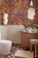 Juicy Fruit Wallpaper, orange and purple