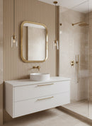 Gold Brass Rectangle Mirror