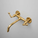 Wall Mounted Faucet - Unlacquered Brass Bathroom Faucet